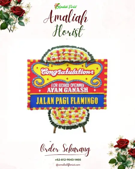 Sewa Papan Bunga Montong Gading